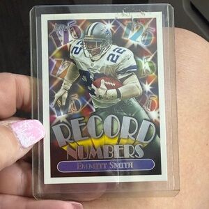 Emmitt Smith Record Numbers Trading Card